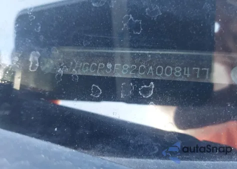 2012 Honda Accord 3.5 Ex-L from USA, damaged, VIN 1HGCP3F82CA008477